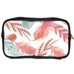 Feathers, Boho, Cute, Feather, Pastel Toiletries Bag (One Side)