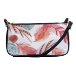 Feathers, Boho, Cute, Feather, Pastel Shoulder Clutch Bag