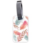 Feathers, Boho, Cute, Feather, Pastel Luggage Tag (one side)