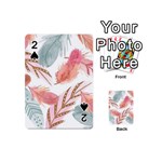 Feathers, Boho, Cute, Feather, Pastel Playing Cards 54 Designs (Mini)