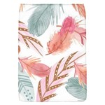 Feathers, Boho, Cute, Feather, Pastel Removable Flap Cover (S)