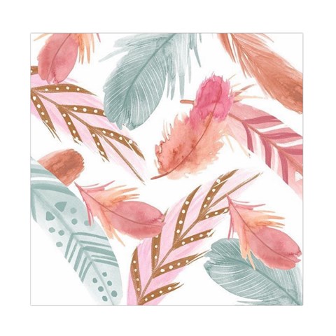 Feathers, Boho, Cute, Feather, Pastel Duvet Cover Double Side (Full/ Double Size) from ArtsNow.com Back