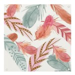 Feathers, Boho, Cute, Feather, Pastel Banner and Sign 4  x 4 