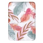 Feathers, Boho, Cute, Feather, Pastel Rectangular Glass Fridge Magnet (4 pack)