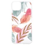 Feathers, Boho, Cute, Feather, Pastel iPhone 15 TPU UV Print Case