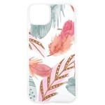 Feathers, Boho, Cute, Feather, Pastel iPhone 15 Pro TPU UV Print Case