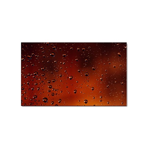 Water Drops, Lui, Amazing Sticker Rectangular (100 pack) from ArtsNow.com Front