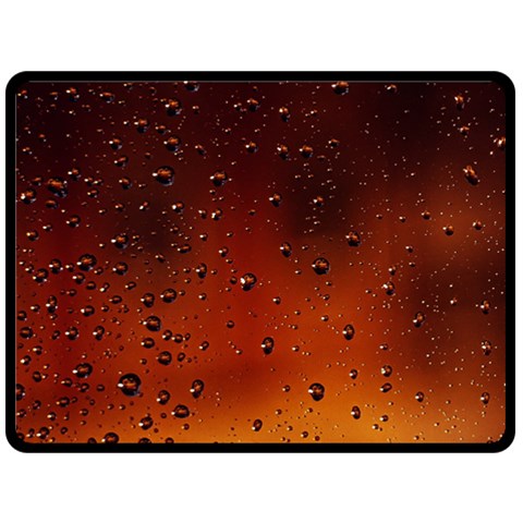 Water Drops, Lui, Amazing Fleece Blanket (Large) from ArtsNow.com 80 x60  Blanket Front