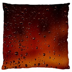 Water Drops, Lui, Amazing Large Cushion Case (Two Sides) from ArtsNow.com Front