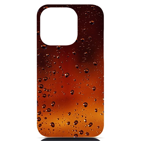 Water Drops, Lui, Amazing iPhone 14 Pro Black UV Print Case from ArtsNow.com Front