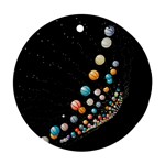 Ballons Night Party Ornament (Round)