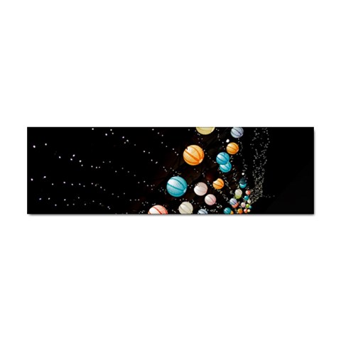 Ballons Night Party Sticker Bumper (10 pack) from ArtsNow.com Front