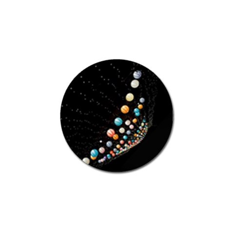 Ballons Night Party Golf Ball Marker from ArtsNow.com Front