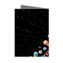 Ballons Night Party Mini Greeting Card from ArtsNow.com Right