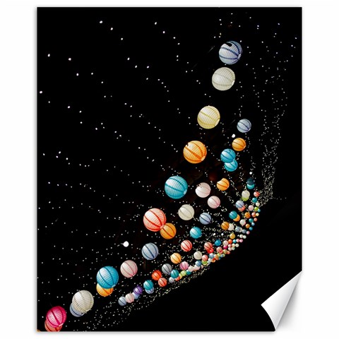 Ballons Night Party Canvas 16  x 20  from ArtsNow.com 15.75 x19.29  Canvas - 1