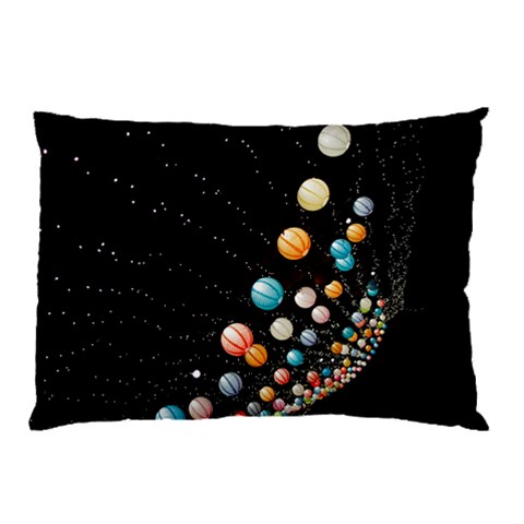 Ballons Night Party Pillow Case from ArtsNow.com 26.62 x18.9  Pillow Case