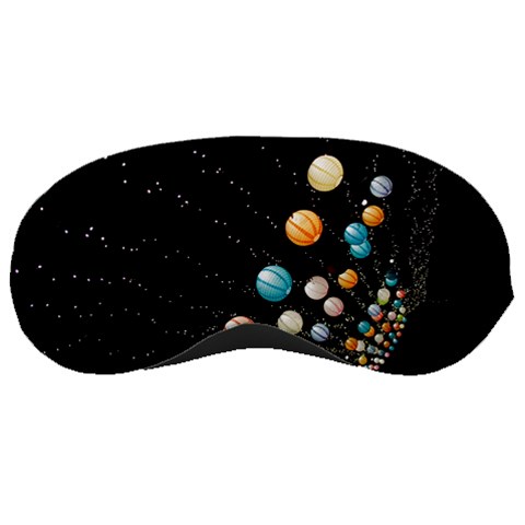 Ballons Night Party Sleep Mask from ArtsNow.com Front