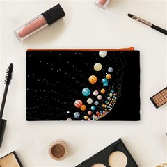 Ballons Night Party Cosmetic Bag (Medium) from ArtsNow.com Back