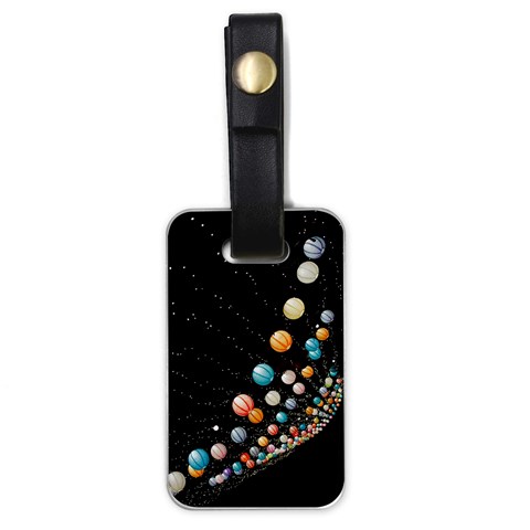 Ballons Night Party Luggage Tag (one side) from ArtsNow.com Front