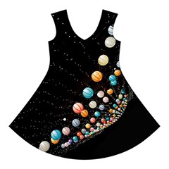 Ballons Night Party Short Sleeve V Front