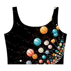 Ballons Night Party Midi Sleeveless Dress from ArtsNow.com Top Front