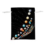 Ballons Night Party Lightweight Drawstring Pouch (M)