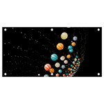 Ballons Night Party Banner and Sign 4  x 2 