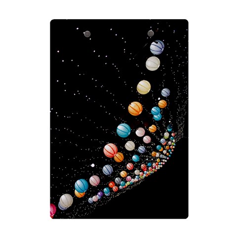 Ballons Night Party A5 Acrylic Clipboard from ArtsNow.com Back