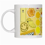 Marillo Pastel Zkt, Aesthetic, Stickers, Yellow White Mug