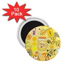 Marillo Pastel Zkt, Aesthetic, Stickers, Yellow 1.75  Magnets (10 pack) 