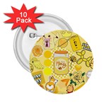 Marillo Pastel Zkt, Aesthetic, Stickers, Yellow 2.25  Buttons (10 pack) 