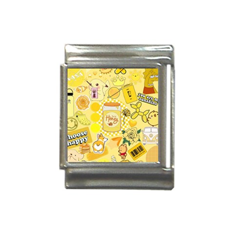 Marillo Pastel Zkt, Aesthetic, Stickers, Yellow Italian Charm (13mm) from ArtsNow.com Front