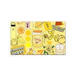 Marillo Pastel Zkt, Aesthetic, Stickers, Yellow Sticker Rectangular (10 pack)