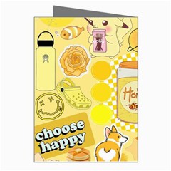 Marillo Pastel Zkt, Aesthetic, Stickers, Yellow Greeting Card from ArtsNow.com Right