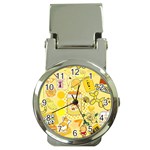 Marillo Pastel Zkt, Aesthetic, Stickers, Yellow Money Clip Watches