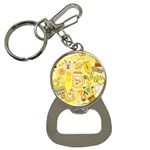 Marillo Pastel Zkt, Aesthetic, Stickers, Yellow Bottle Opener Key Chain