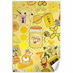 Marillo Pastel Zkt, Aesthetic, Stickers, Yellow Canvas 24  x 36 