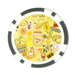 Marillo Pastel Zkt, Aesthetic, Stickers, Yellow Poker Chip Card Guard