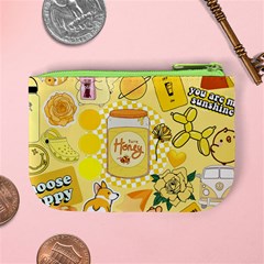 Marillo Pastel Zkt, Aesthetic, Stickers, Yellow Mini Coin Purse from ArtsNow.com Back