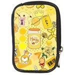 Marillo Pastel Zkt, Aesthetic, Stickers, Yellow Compact Camera Leather Case