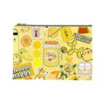 Marillo Pastel Zkt, Aesthetic, Stickers, Yellow Cosmetic Bag (Large)