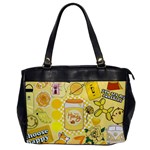 Marillo Pastel Zkt, Aesthetic, Stickers, Yellow Oversize Office Handbag