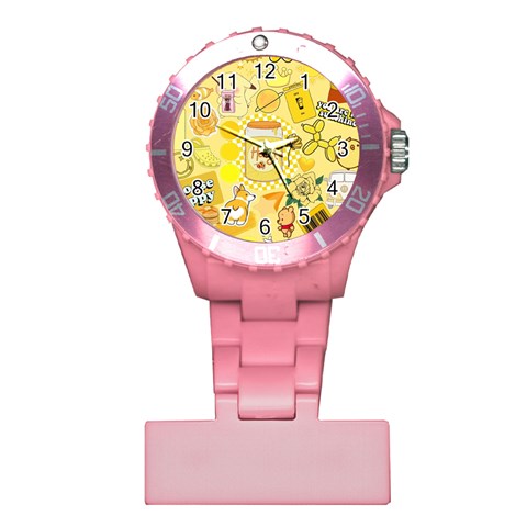 Marillo Pastel Zkt, Aesthetic, Stickers, Yellow Plastic Nurses Watch from ArtsNow.com Front