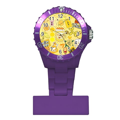 Marillo Pastel Zkt, Aesthetic, Stickers, Yellow Plastic Nurses Watch from ArtsNow.com Front