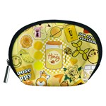 Marillo Pastel Zkt, Aesthetic, Stickers, Yellow Accessory Pouch (Medium)