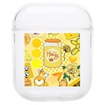 Marillo Pastel Zkt, Aesthetic, Stickers, Yellow Soft TPU AirPods 1/2 Case