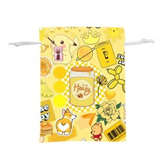 Marillo Pastel Zkt, Aesthetic, Stickers, Yellow Lightweight Drawstring Pouch (S) from ArtsNow.com Front