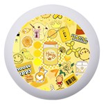 Marillo Pastel Zkt, Aesthetic, Stickers, Yellow Dento Box with Mirror