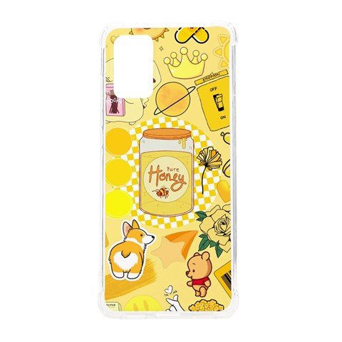 Marillo Pastel Zkt, Aesthetic, Stickers, Yellow Samsung Galaxy S20 Plus 6.7 Inch TPU UV Case from ArtsNow.com Front