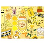 Marillo Pastel Zkt, Aesthetic, Stickers, Yellow Premium Plush Fleece Blanket (Extra Small)